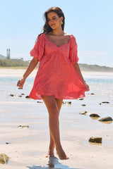 Wattle Mini Dress - Little Bow