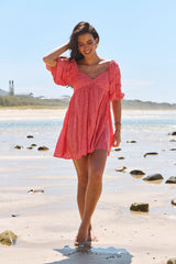 Wattle Mini Dress - Little Bow