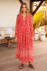 See It Through Dress- Coral ~ Free People