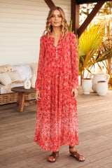 See It Through Dress- Coral ~ Free People