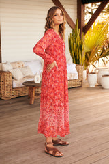 See It Through Dress- Coral ~ Free People