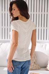 Wild Tee ~ Ivory - Free People