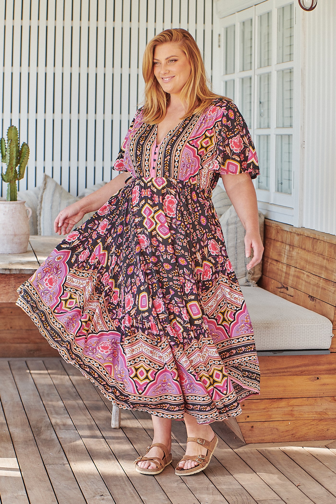 jaase taurus maxi dress Jaase Sea Mist Print Taurus Maxi Whiskey and Wildflowers