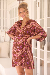 Cove Mini Dress - Savanna