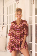 Cove Mini Dress - Savanna