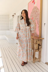 Kazzie Maxi Dress - Soft Petals