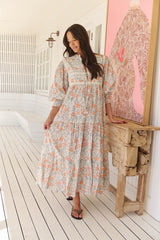 Kazzie Maxi Dress - Soft Petals