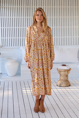 Boheme Midi Dress - Solara
