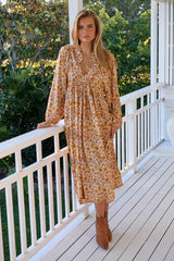 Boheme Midi Dress - Solara