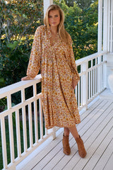 Boheme Midi Dress - Solara