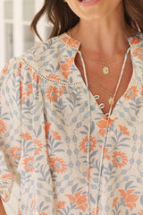 Carla Blouse - Soft Petals