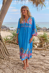 Penny Midi Dress - Clovelly