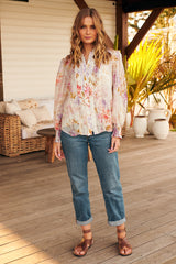 Joyful Blooms Blouse ~ MOS the label