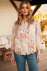 Joyful Blooms Blouse ~ MOS the label