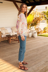 Joyful Blooms Blouse ~ MOS the label