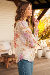 Joyful Blooms Blouse ~ MOS the label