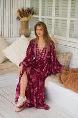 Teresa Maxi Dress - Rhubarb Kiva