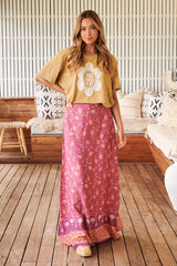 Reeva Maxi Skirt - Rose