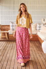 Reeva Maxi Skirt - Rose