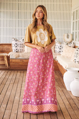 Reeva Maxi Skirt - Rose