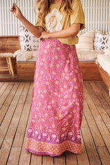 Reeva Maxi Skirt - Rose
