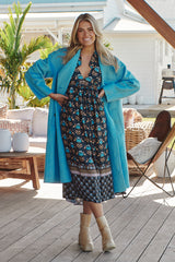 Boheme Midi Dress - Juniper