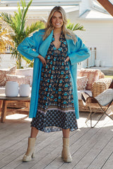 Boheme Midi Dress - Juniper