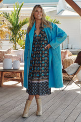 Boheme Midi Dress - Juniper