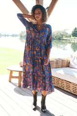 Eve Midi Dress - Nirvana