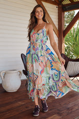 Reef Maxi Dress - Electric Feels
