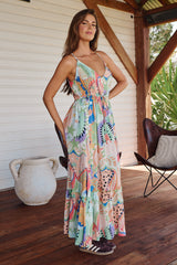 Reef Maxi Dress - Electric Feels