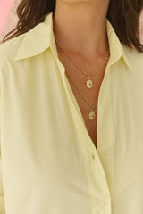 Lemon Harper Shirt Dress - Still Colour