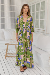 Tabitha Maxi Dress - Mystic Matcha