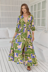 Tabitha Maxi Dress - Mystic Matcha
