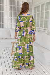 Tabitha Maxi Dress - Mystic Matcha