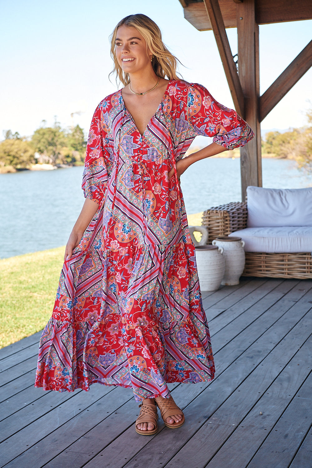 rosalee midi dress Mariana Maxi