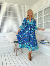 Boheme Midi Dress - Love in Mist