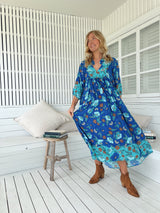 Boheme Midi Dress - Love in Mist