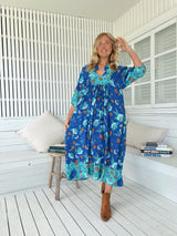 Boheme Midi Dress - Love in Mist