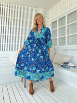 Boheme Midi Dress - Love in Mist