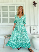 Tessa Maxi Dress - Mint Spritz