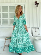 Tessa Maxi Dress - Mint Spritz