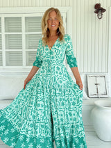 Tessa Maxi Dress - Mint Spritz