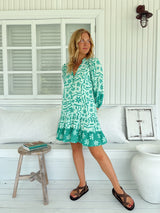 Inka Mini Dress - Mint Spritz