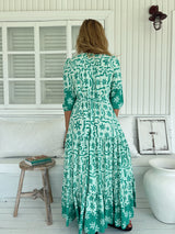 Tessa Maxi Dress - Mint Spritz