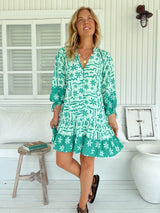 Inka Mini Dress - Mint Spritz