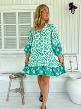 Inka Mini Dress - Mint Spritz