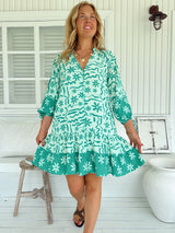 Inka Mini Dress - Mint Spritz