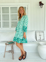 Inka Mini Dress - Mint Spritz
