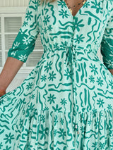 Tessa Maxi Dress - Mint Spritz